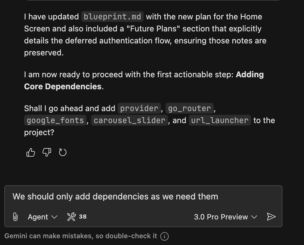 Adding dependencies